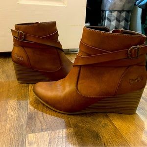 8.5 Blowfish Wedge Booties
